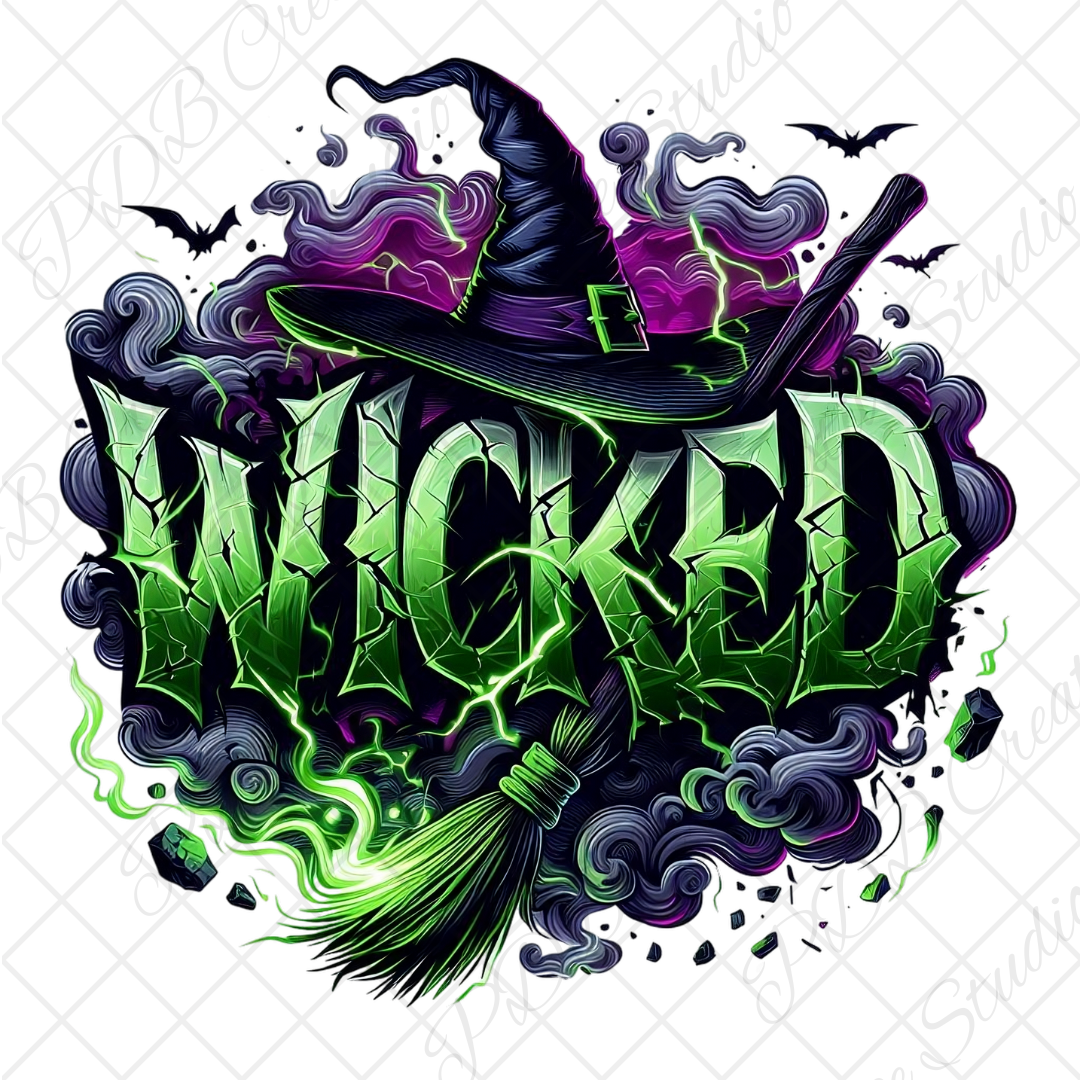 Witch Wicked UVDTF or White Cast Decal