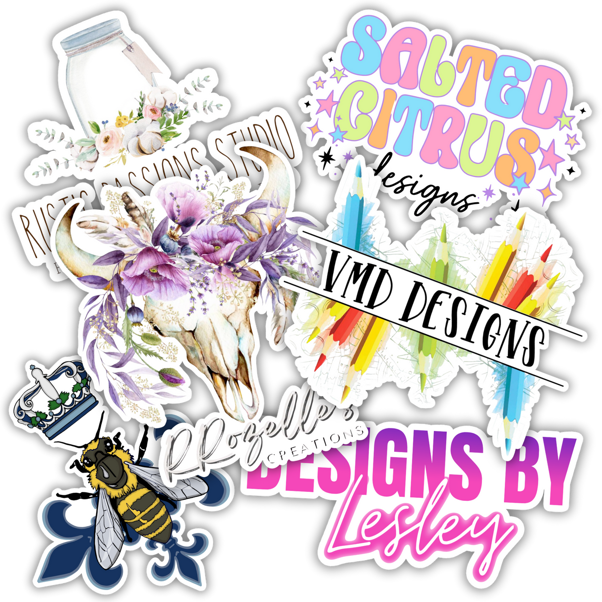 LOGO STICKERS CONTOUR CUT