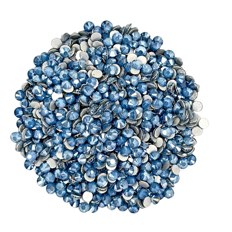 MOCCA MONTANA - DARK GREY BLUE Glam Glass® flatback, non hotfix rhinestones for art, body, nails and more - PDB Creative Studio