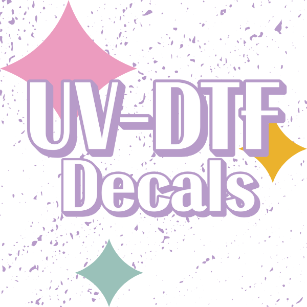 PRINT UV DTF DECALS (2 Decals)