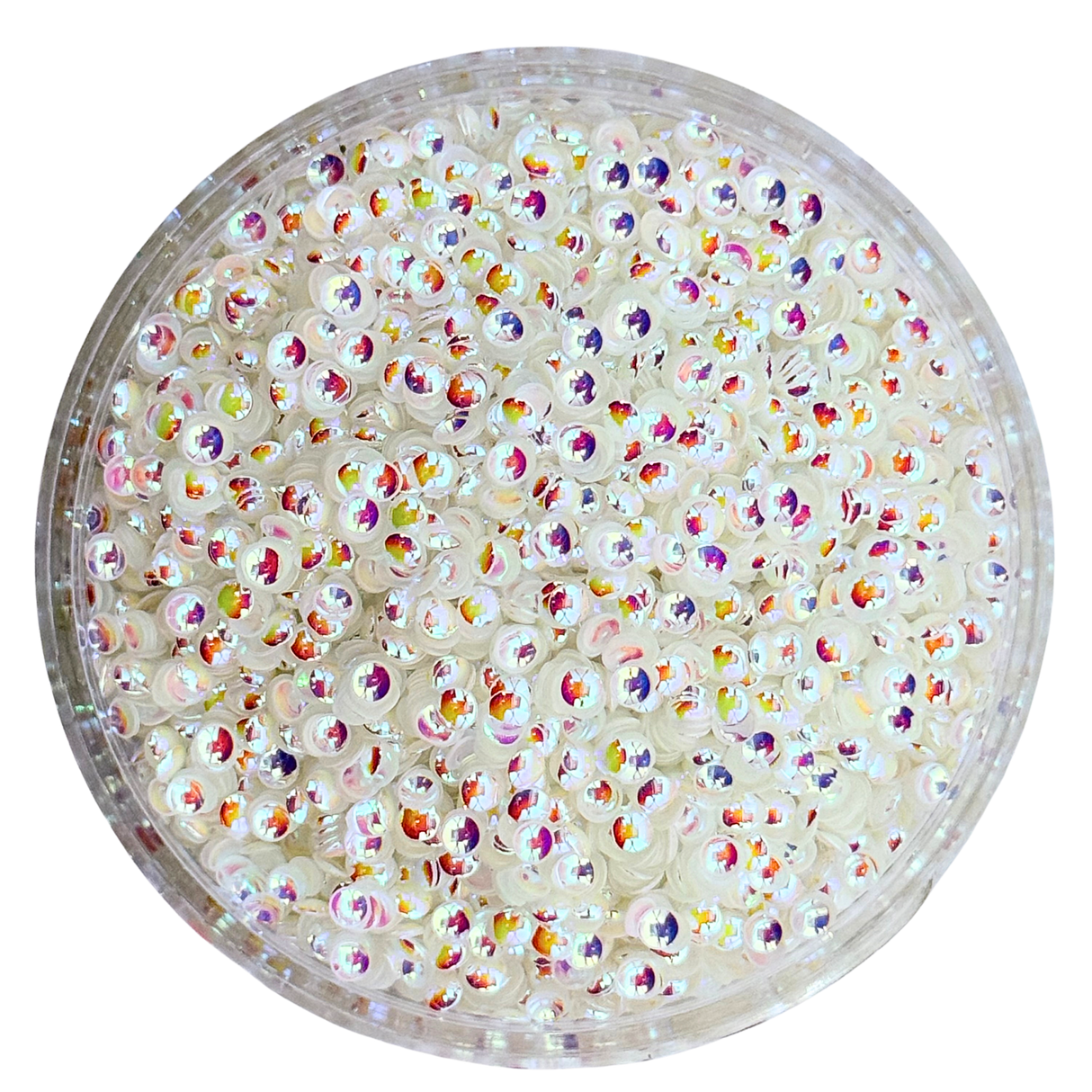 WHITE BUBBLE GLITTER - 20314