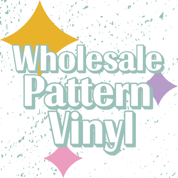 Wholesale printed vinyl 25–50 custom prints per design. Perfect for small business shops. Free shipping for orders over $75, 7-10 day turnaround.