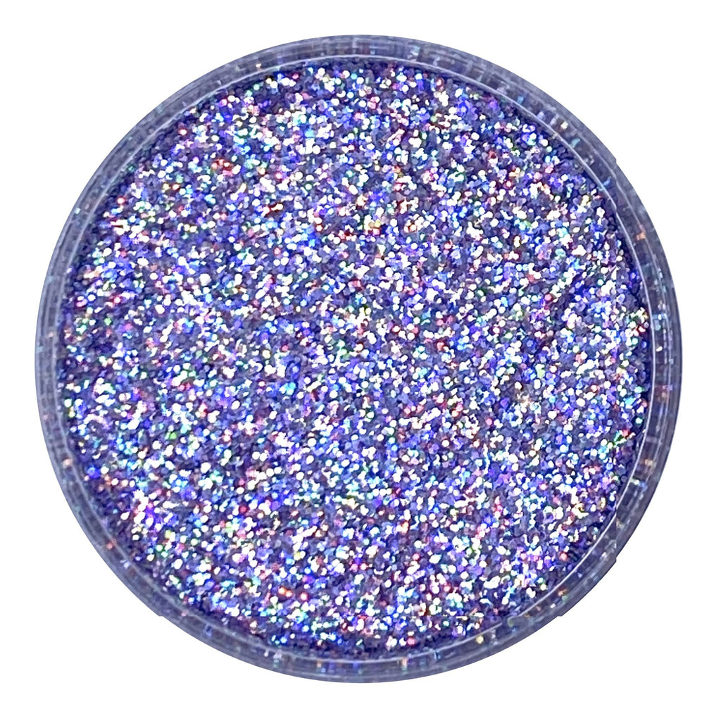 Super Holographic lavender purple glitter for art, body, nails and more - PDB Creative Studio