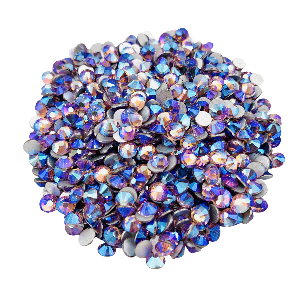 LT AMETHYST AB - LIGHT PURPLE PINK Glam GlassĀ® flatback, non hotfix rhinestones for art, body, nails and more - PDB Creative Studio