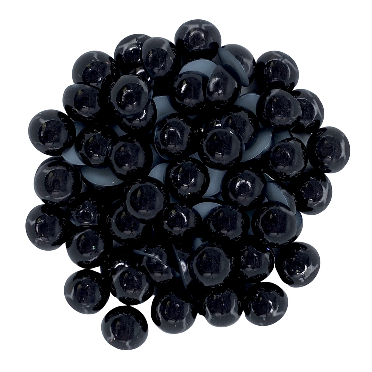 BLACK HALF PEARLS - 70108