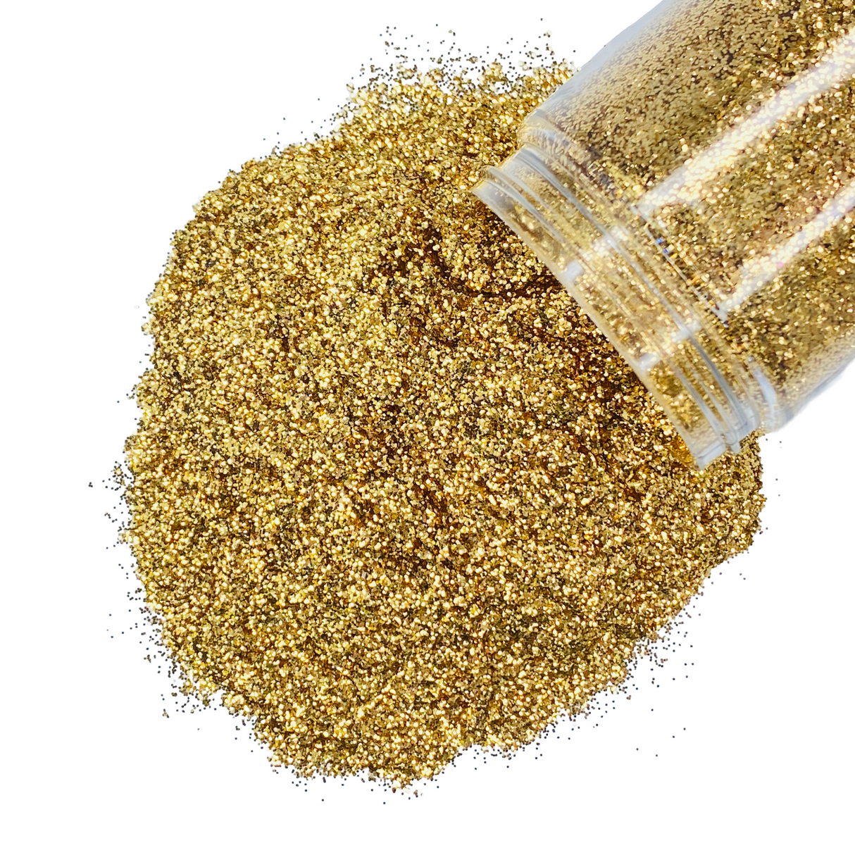 Brown gold polyester custom glitter mix for art, body, nails and more - PDB Creative Studio