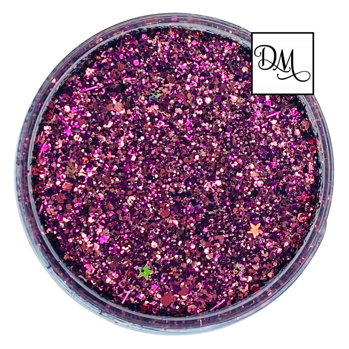 maroon purple custom glitter mix for body, art, nails / PDB Creative Studio