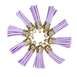 LAVENDER / GOLD TASSELS TASSELS