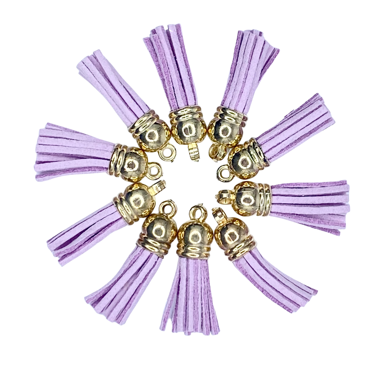 LAVENDER / GOLD TASSELS TASSELS