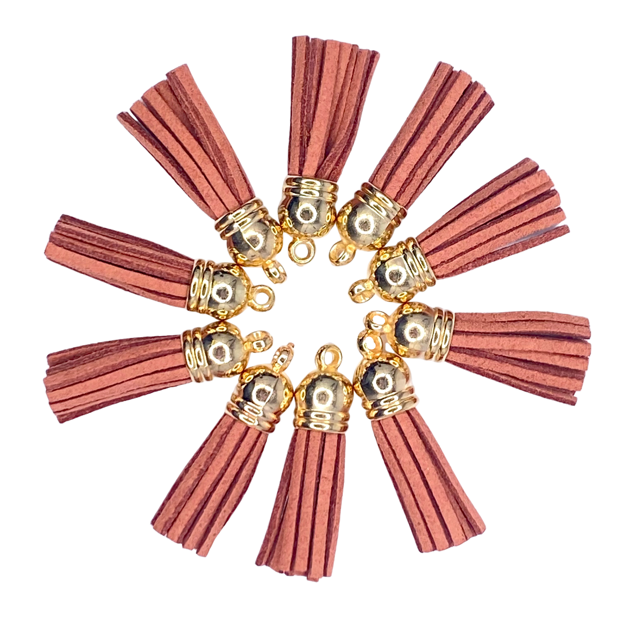 LT. BROWN / GOLD TASSELS TASSELS