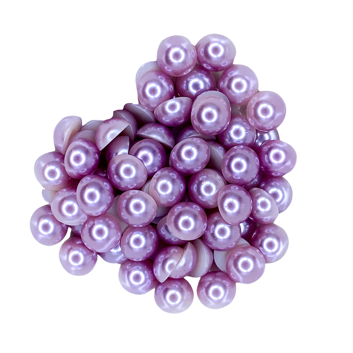 LT. PURPLE HALF PEARLS - HALF PEARLS