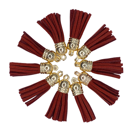 OAK / GOLD TASSELS - TASSELS