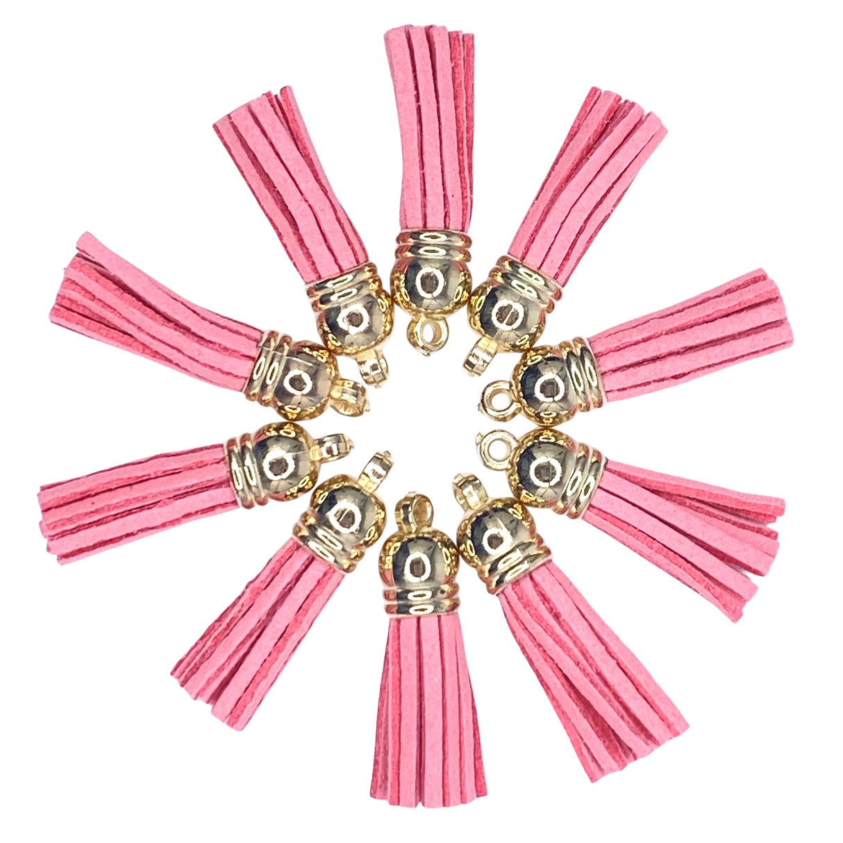 PINK / GOLD TASSELS TASSELS