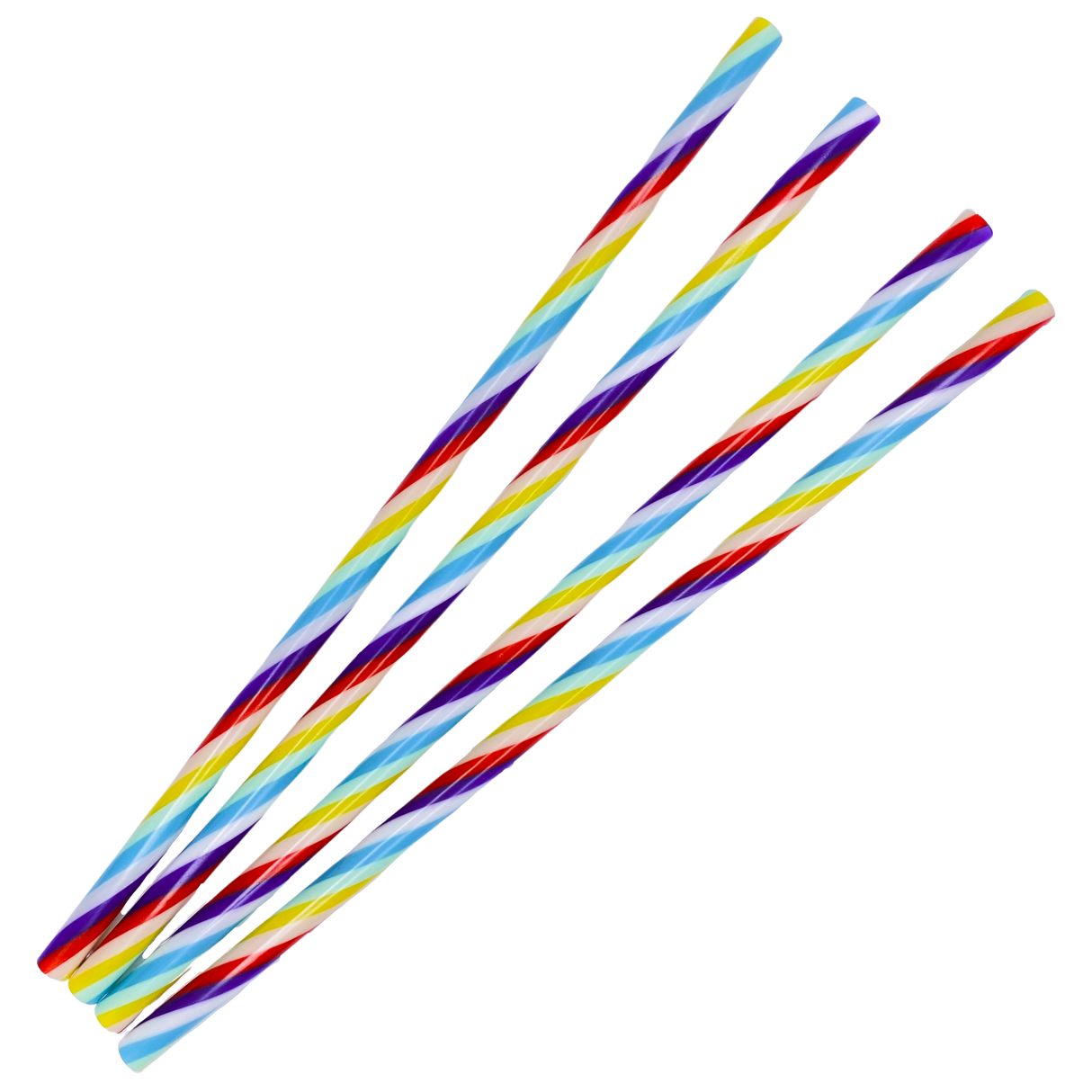 RAINBOW STRAW 9" - Drinking Straws & Stirrers