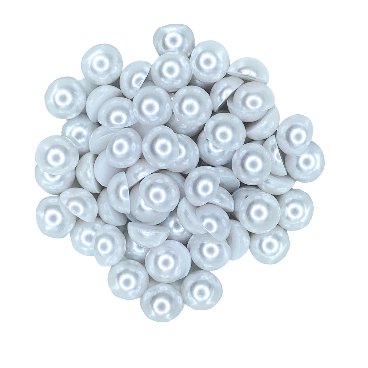 WHITE HALF PEARLS - HALF PEARLS