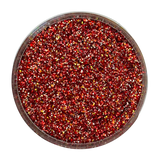 red gold custom glitter mix for art, body, nails / PDB Creative Studio