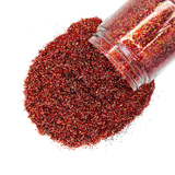 red gold custom glitter mix for art, body, nails / PDB Creative Studio