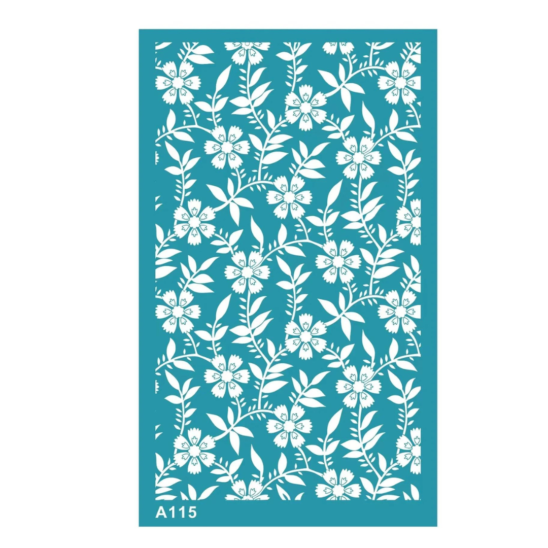 CLAY SILK SCREEN / COSMOS FLORAL - 11632