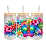rainbow beach uv-dtf wrap decal 16oz libby can diy resin art
