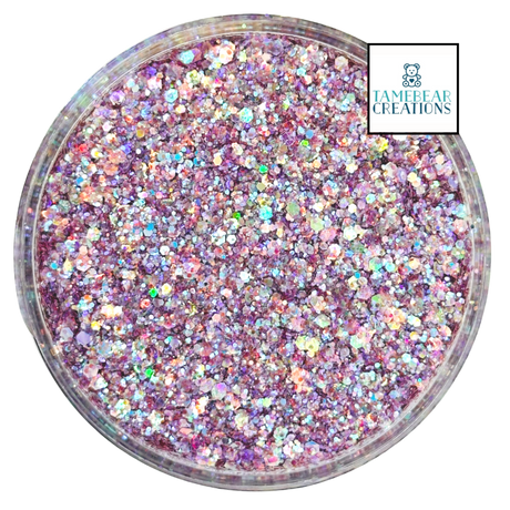 Purple custom chunky glitter mix / PDB Creative Studio for art, nails and projects