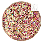 Pink custom chunky glitter mix / PDB Creative Studio for art, nails and projects