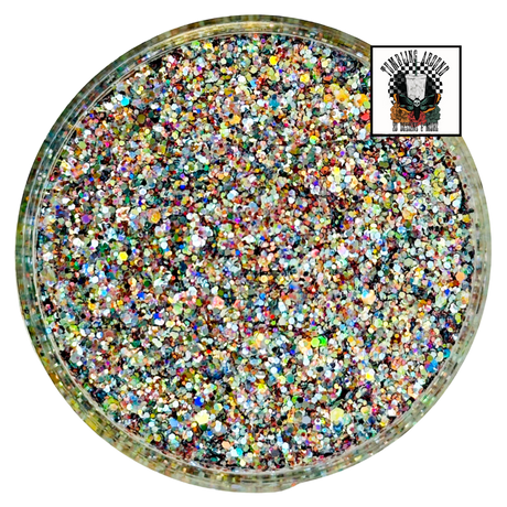 multi color custom chunky glitter mix / PDB Creative Studio for art, nails and projects