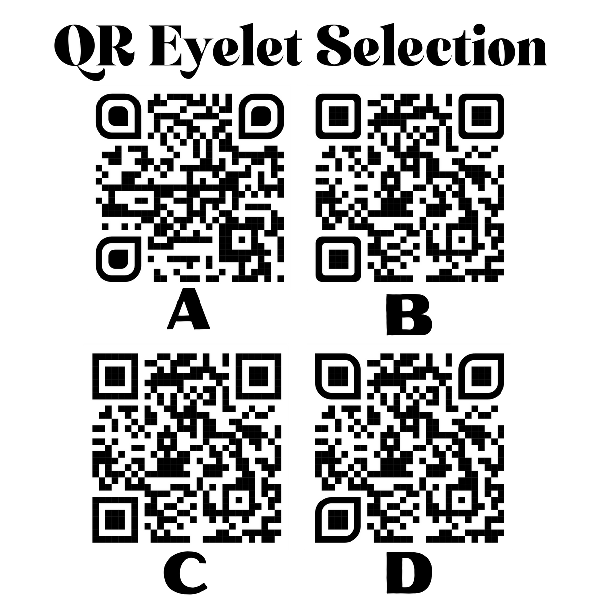 QR CODE STICKERS