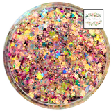 Golden pink custom chunky glitter mix / PDB Creative Studio