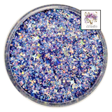 Blue purple custom chunky glitter mix / PDB Creative Studio for art, nails and projects