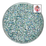 Blue green custom chunky glitter mix / PDB Creative Studio for art, nails and projects