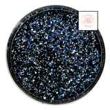 deep blue custom chunky glitter mix / PDB Creative Studio for art, nails and projects