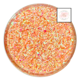 Coral, pink, orange custom chunky glitter mix / PDB Creative Studio for art, nails and projects