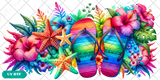 rainbow beach uv-dtf wrap decal 16oz libby can diy resin art