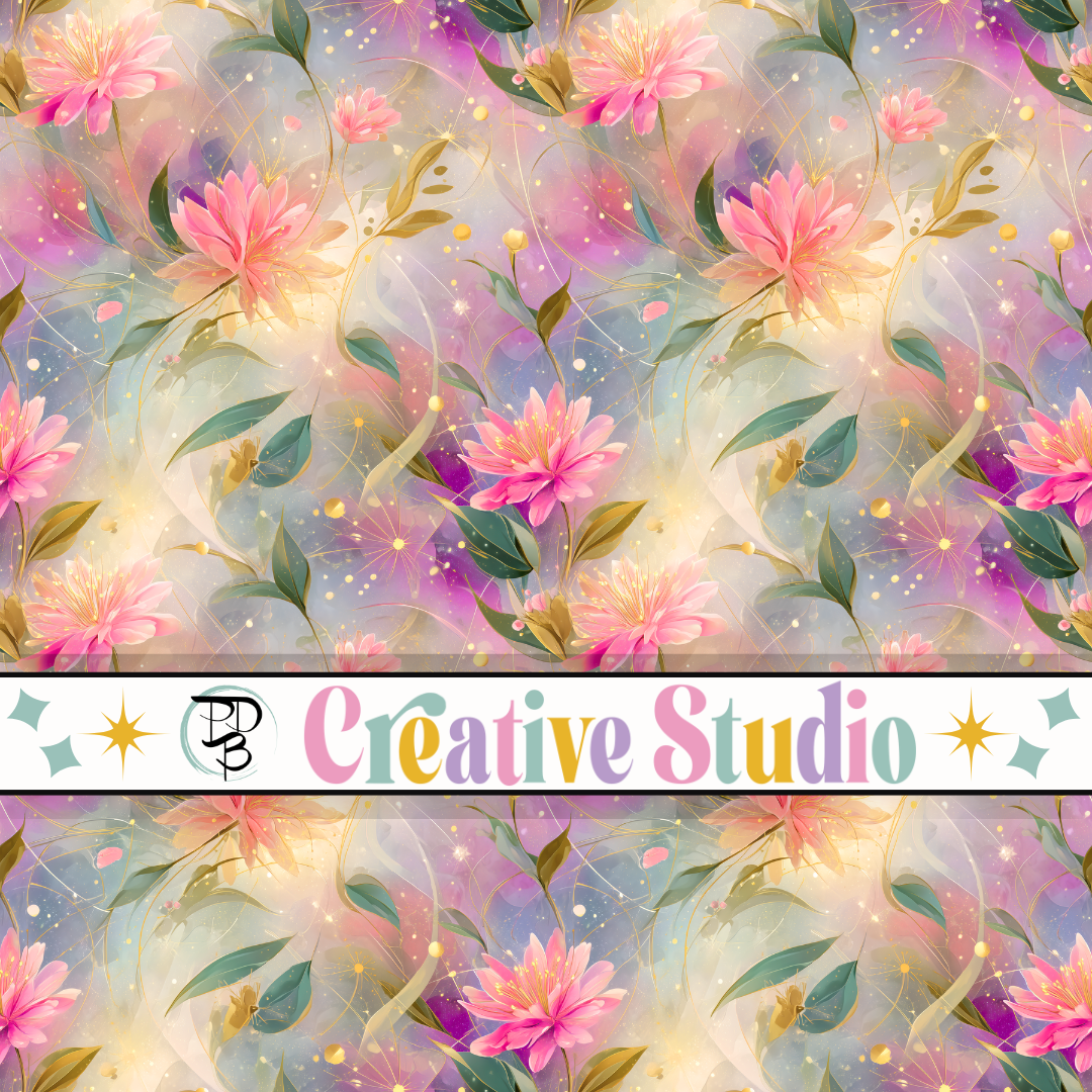 Wispy pink purple floral vinyl for cricut silhouette diy resin art