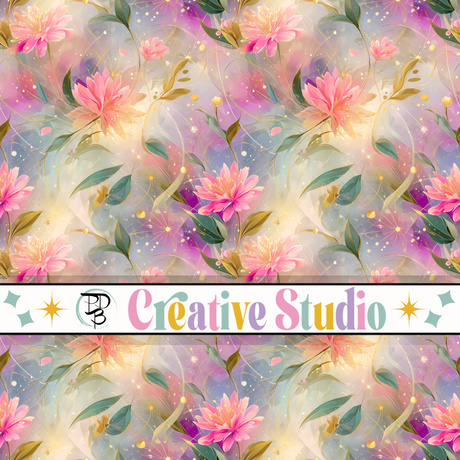 Wispy pink purple floral vinyl for cricut silhouette diy resin art