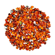 HYACINTH ORANGE JELLY RESIN flat back, non hotfix rhinestones for art, body, nails and more - PDB Creative Studio