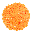 SOLID ORANGE JELLY RESIN flat back, non hotfix rhinestones for art, body, nails and more - PDB Creative Studio