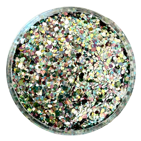 Metallic multi color custom chunky glitter mix / PDB Creative Studio for art, nails and projects