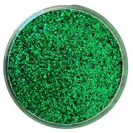 Green custom chunky glitter mix / PDB Creative Studio for art, nails and projects