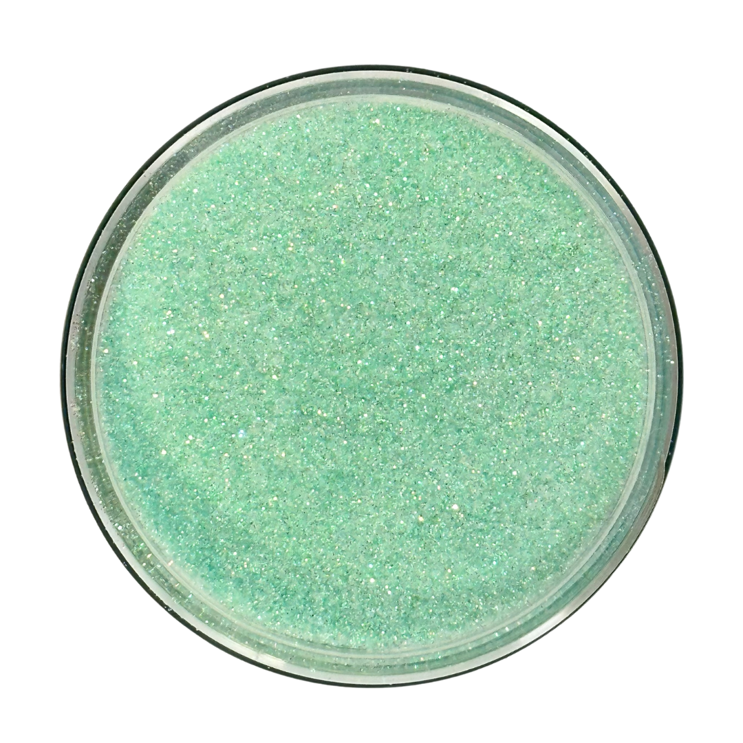 Teal green extra fine glitter mix / PDB Creative Studio for art, nails and projects