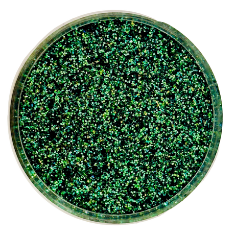 green custom chunky glitter mix / PDB Creative Studio for art, nails and projects