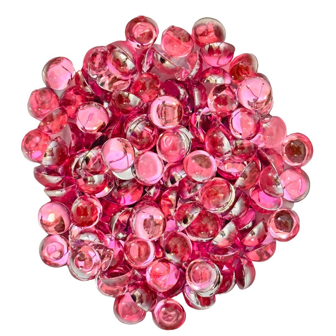 LT. PINK HALF SPHERES - 40372