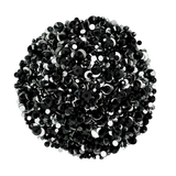 BLACK Glam Glass® flatback, non hotfix rhinestones for art, body, nails and more - PDB Creative Studio