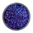 Purple blue custom multi-size/shape glitter mix for art, body, nails and more - PDB Creative Studio