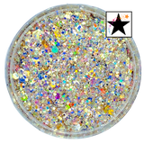 Gold silver custom chunky glitter mix / PDB Creative Studio for art, nails and projects