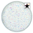 White custom chunky glitter mix / PDB Creative Studio for art, nails and projects