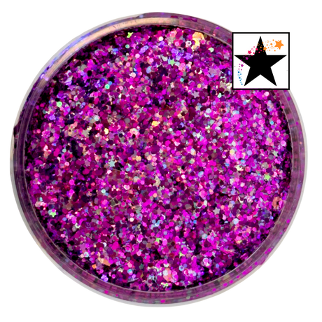 purple custom chunky glitter mix / PDB Creative Studio for art, nails and projects