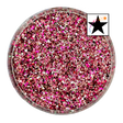 Purple, pink, raspberry custom chunky glitter mix / PDB Creative Studio for art, nails and projects