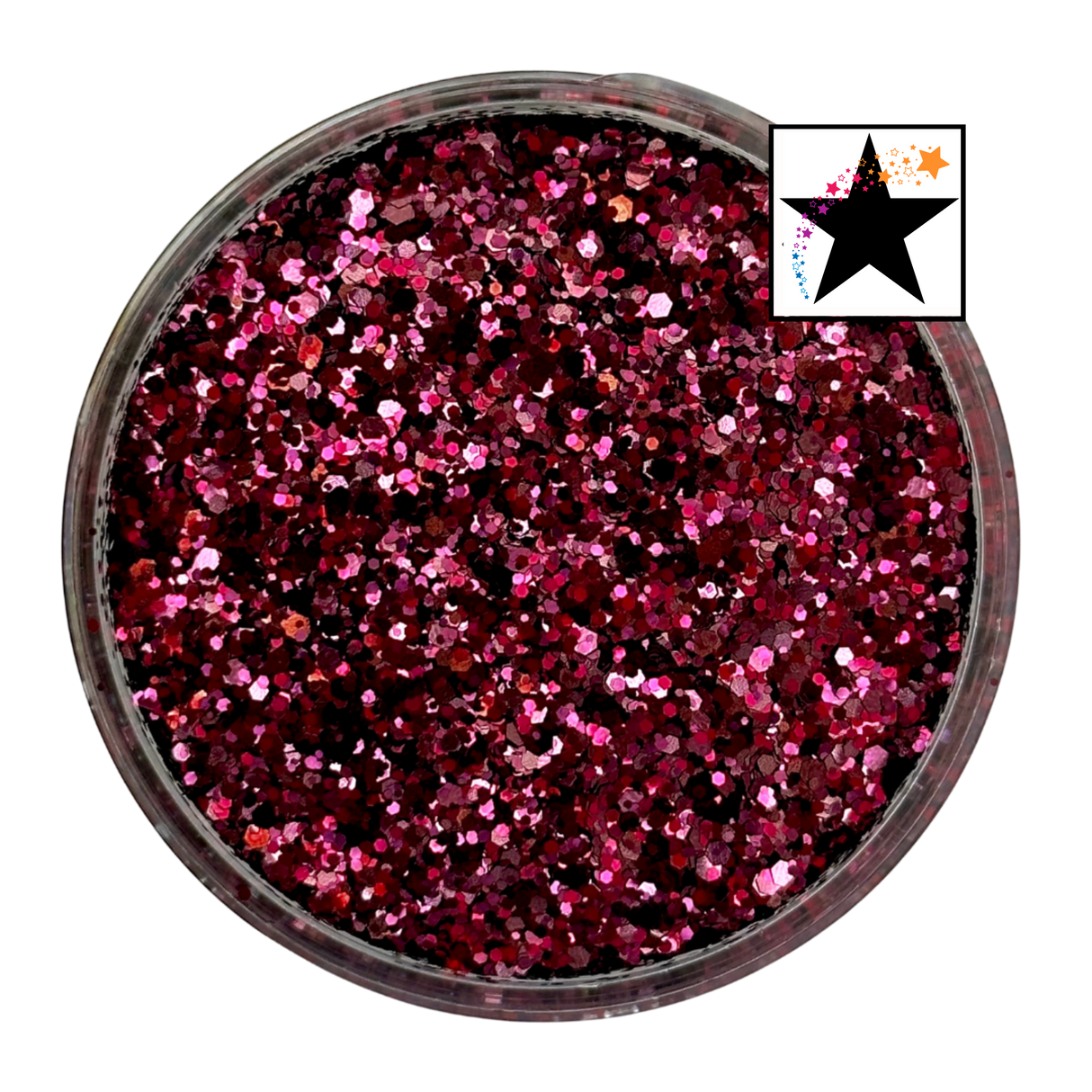 Purple burgundy custom chunky glitter mix / PDB Creative Studio for art, nails and projects