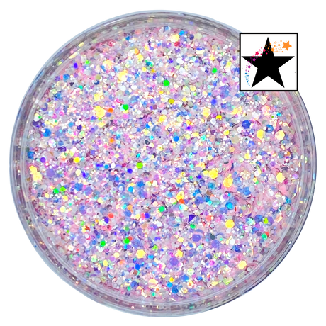 Purple pink custom chunky glitter mix / PDB Creative Studio for art, nails and projects